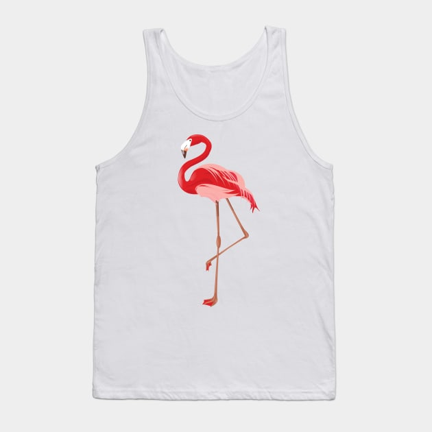 Flamingo Tank Top by nickemporium1